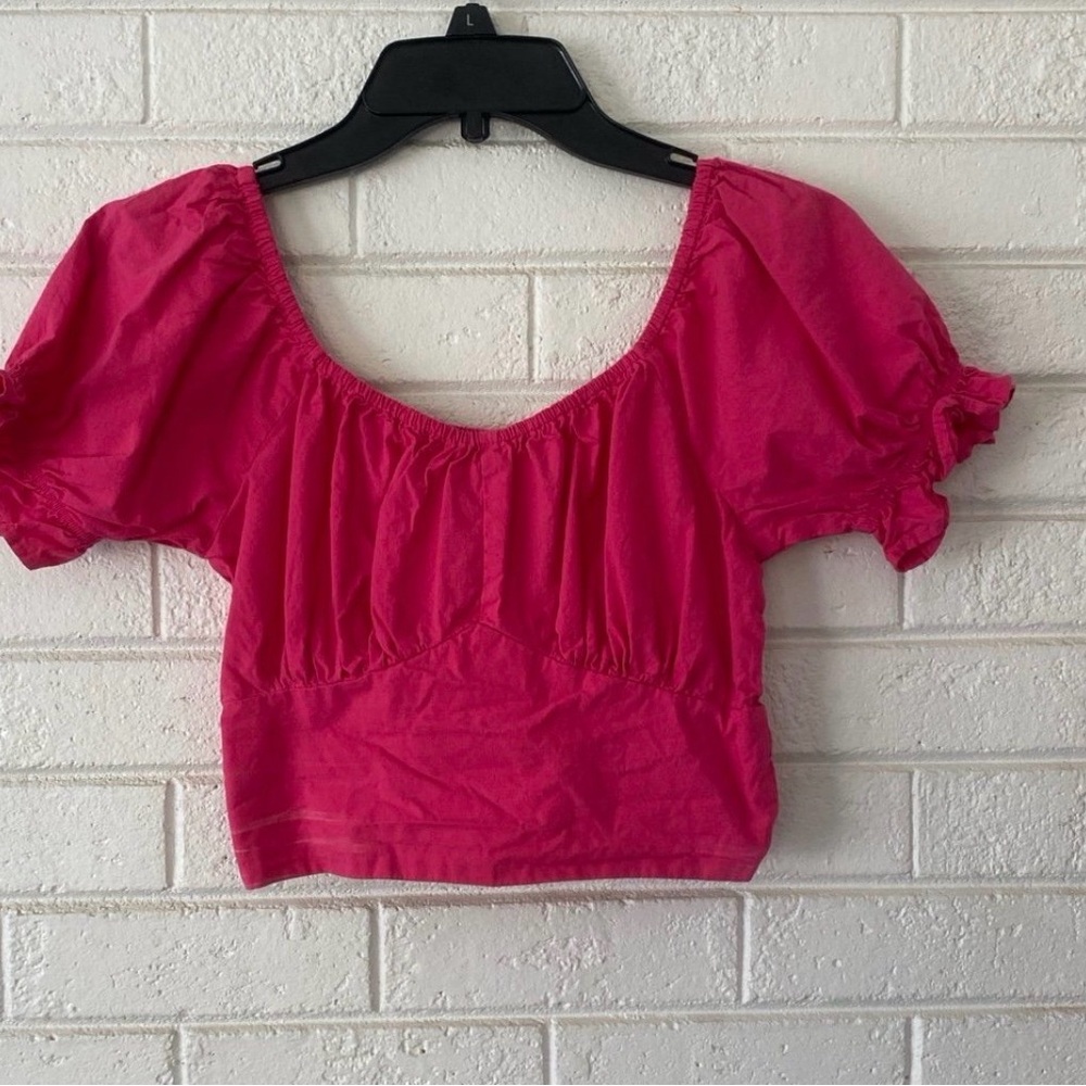Vibrant Pink Women's Crop Top